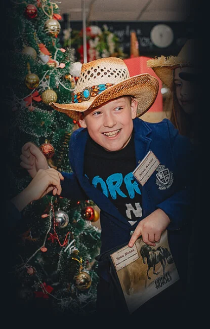 Новый год в школе в Санкт-Петербурге.