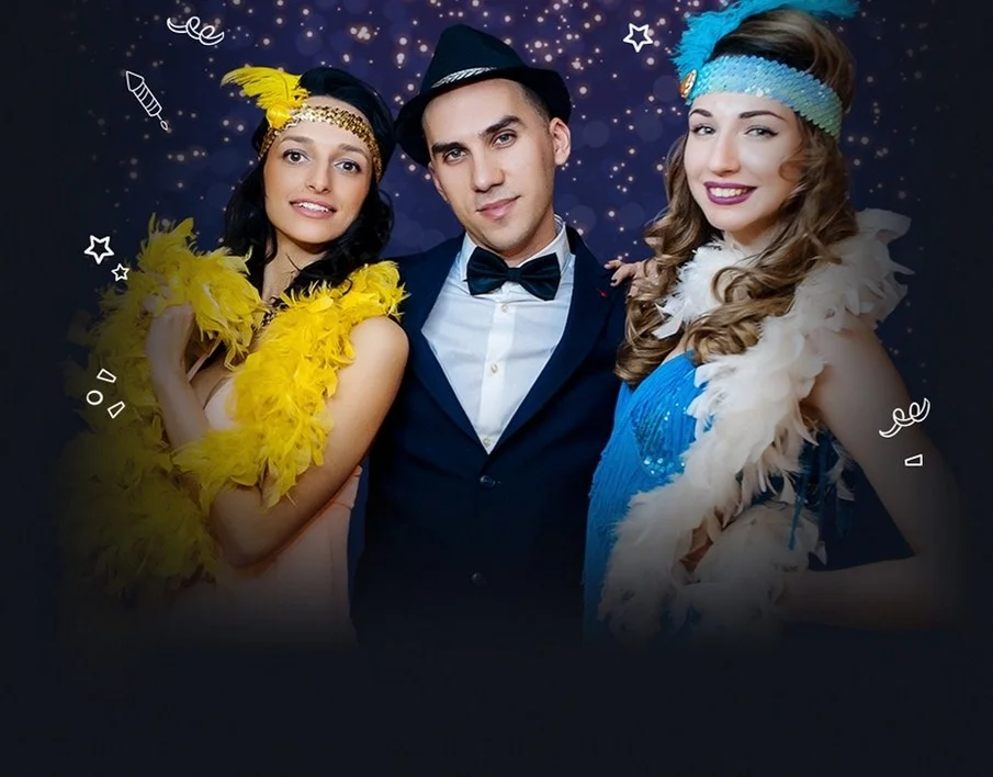 New Year's corporate party in St. Petersburg.