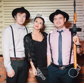 New Year's corporate party in St. Petersburg.