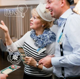 New Year's corporate party in St. Petersburg.